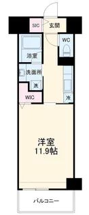 ベルオレイル【9階】の間取り