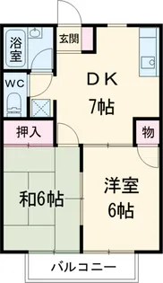 サマックスヴィラ岡田【2階】の間取り