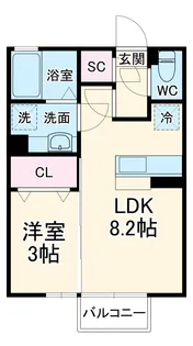 エルンテ【2階】の間取り