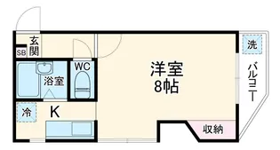 冬頭第2ビル【4階】の間取り