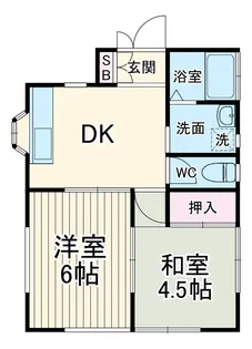 富士見台ハイツ【101号室】の間取り