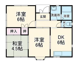 富士見台ハイツ【201号室】の間取り