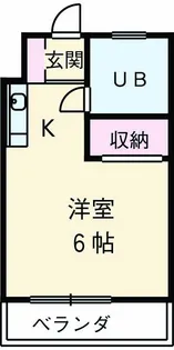 ヴィラ元木【102号室】の間取り