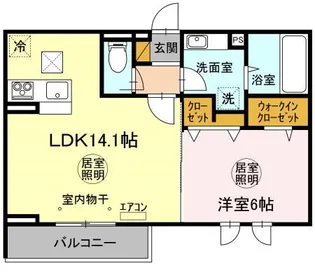 エースコート II【2階】の間取り
