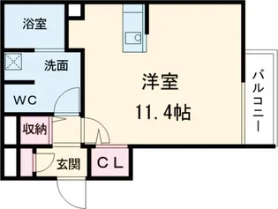 LAUREL宝町【2階】の間取り