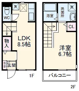 アレアセントロ【103号室】の間取り