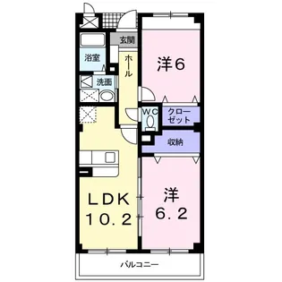 アステール【1階】の間取り