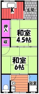 さいき荘【202号室】の間取り