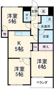 ライオンズマンション清住【503号室】の間取り