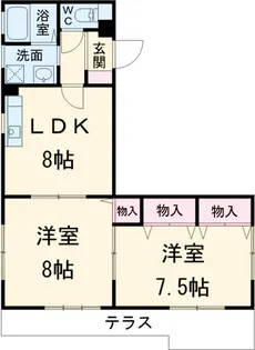 フォ・アール【1A号室】の間取り