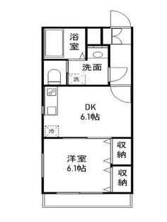 アットリラ八千代【201号室】の間取り