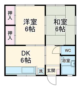モリハイツ【2階】の間取り