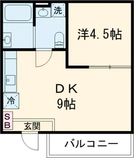 クリフビレッジF棟【104号室】の間取り