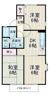 メゾンコルザ 【2階】の間取り