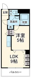 アルコⅤ【9階】の間取り