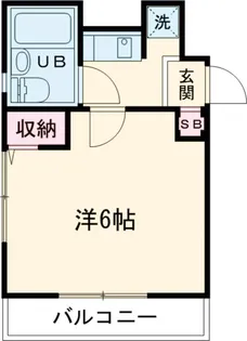 レッドフラッツ成城【101号室】の間取り