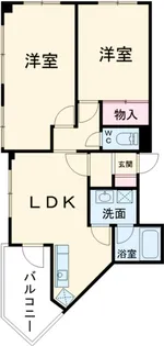 グレイスYTパレス【201号室】の間取り