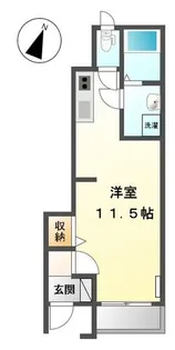 サン・ヴィレッジ平戸【1階】の間取り