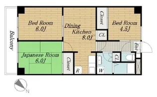ファウンテン90【2階】の間取り