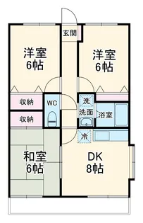 ハートピア3【3階】の間取り