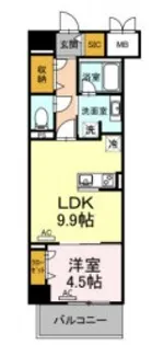 ベルオレイル【4階】の間取り