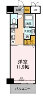 ベルオレイル【7階】の間取り