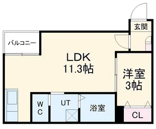 Warren shimokomeno Ⅲ【3階】の間取り