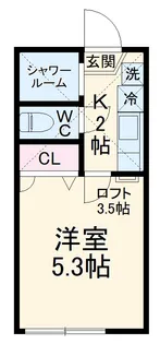 ザ・コフレ【2階】の間取り