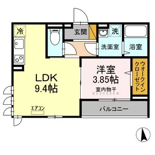 CASA MIA【3階】の間取り