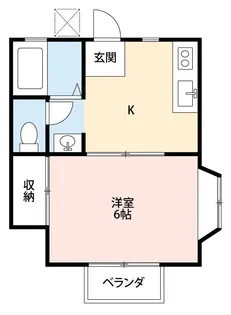 サンフラワーⅡ【1階】の間取り