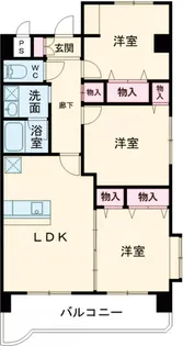 マンションエクレール【5階】の間取り