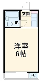 ヴィラ元住吉【1階】の間取り