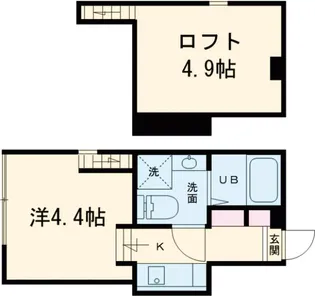 アルストロメリア【1階】の間取り