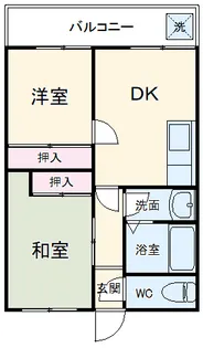 グランパレス【2階】の間取り