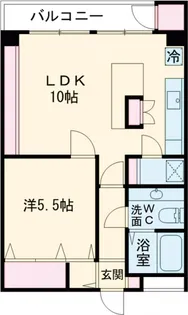 ハイツ三軒茶屋【503号室】の間取り