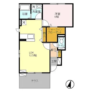 サンフォレスト【1階】の間取り