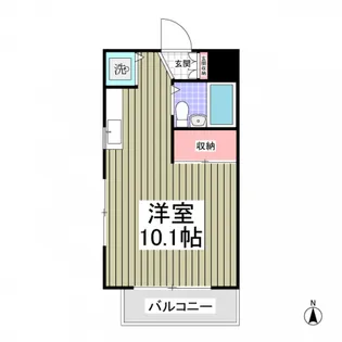 エクセルハイム大宮【1階】の間取り