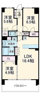 プラウド日吉【2階】の間取り