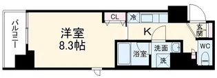 ZOOM横濱EAST【10階】の間取り