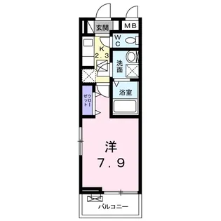 ホーリーコート【1階】の間取り