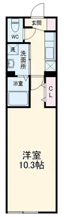 CIEL稲毛【2階】の間取り