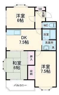 ラ・コリ―ナ・デ天白【2階】の間取り