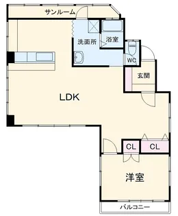 第3水戸ビル【3号室】の間取り