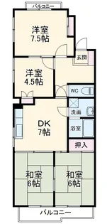 ルアール【301号室】の間取り