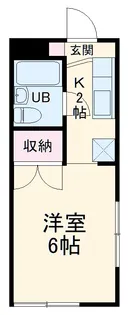 サンハイツ大谷【2階】の間取り