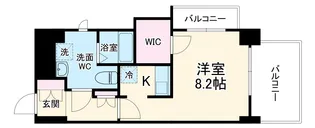 ハックベリーヒルズ【4階】の間取り
