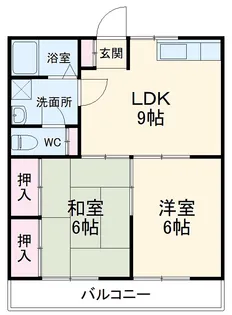 ニューフジハイツ【206号室】の間取り