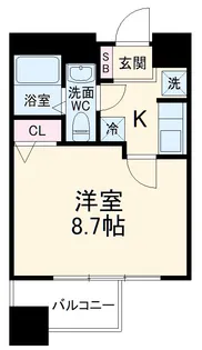 オーキッドレジデンス浦和【6階】の間取り