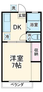 中野ハイツ【105号室】の間取り