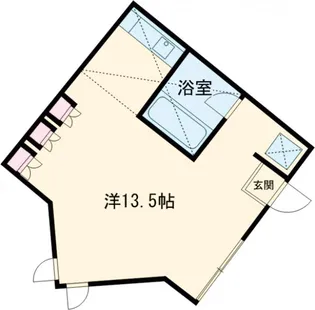 アスール世田谷【101号室】の間取り